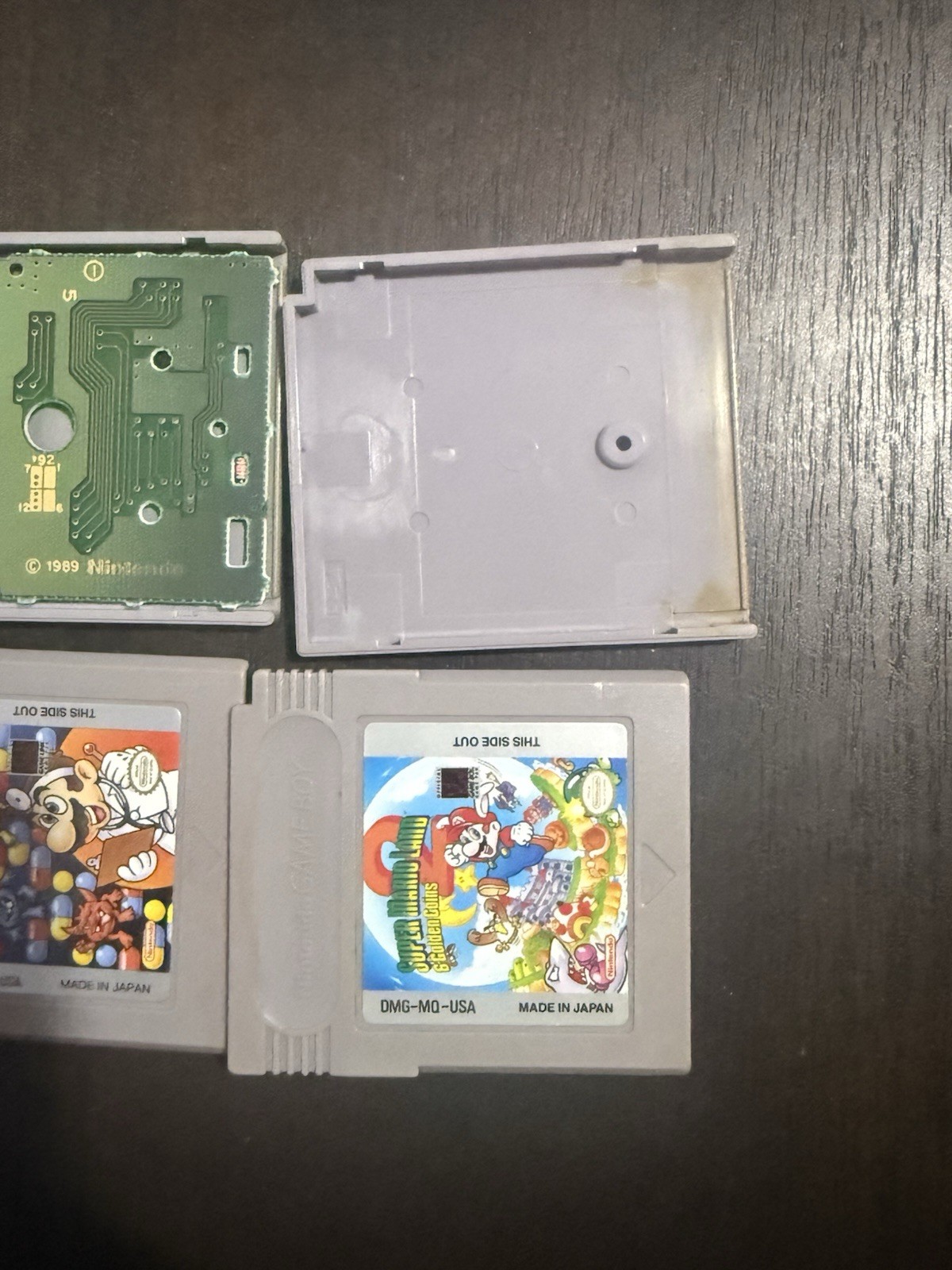 Nintendo Gameboy Super Mario Land 2 & Dr Mario Authentic, Tested, And Working