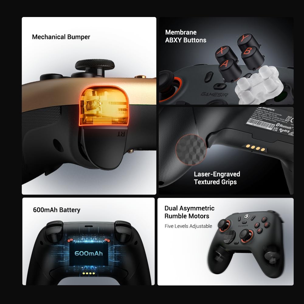 GameSir Nova 2 Lite Wireless PC Controller with Hall Effect Joysticks & Triggers
