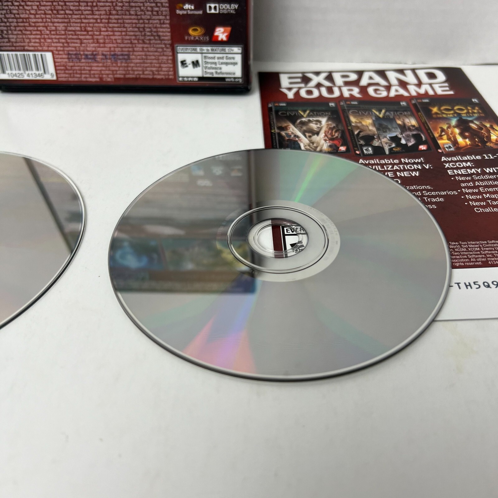 XCOM Enemy Unknown Sid Meier Civilization PC DVD Video Game Complete With Key