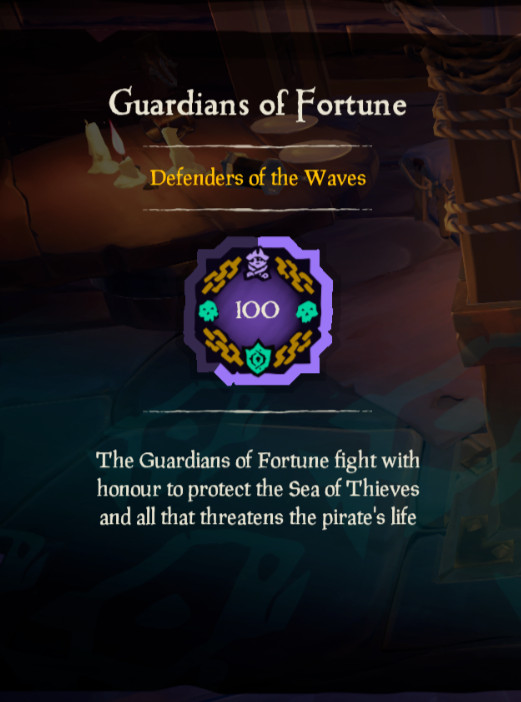 Sea of thieves Boost 0-100 lvl PVP Guardians of the Fortune | Custom Order