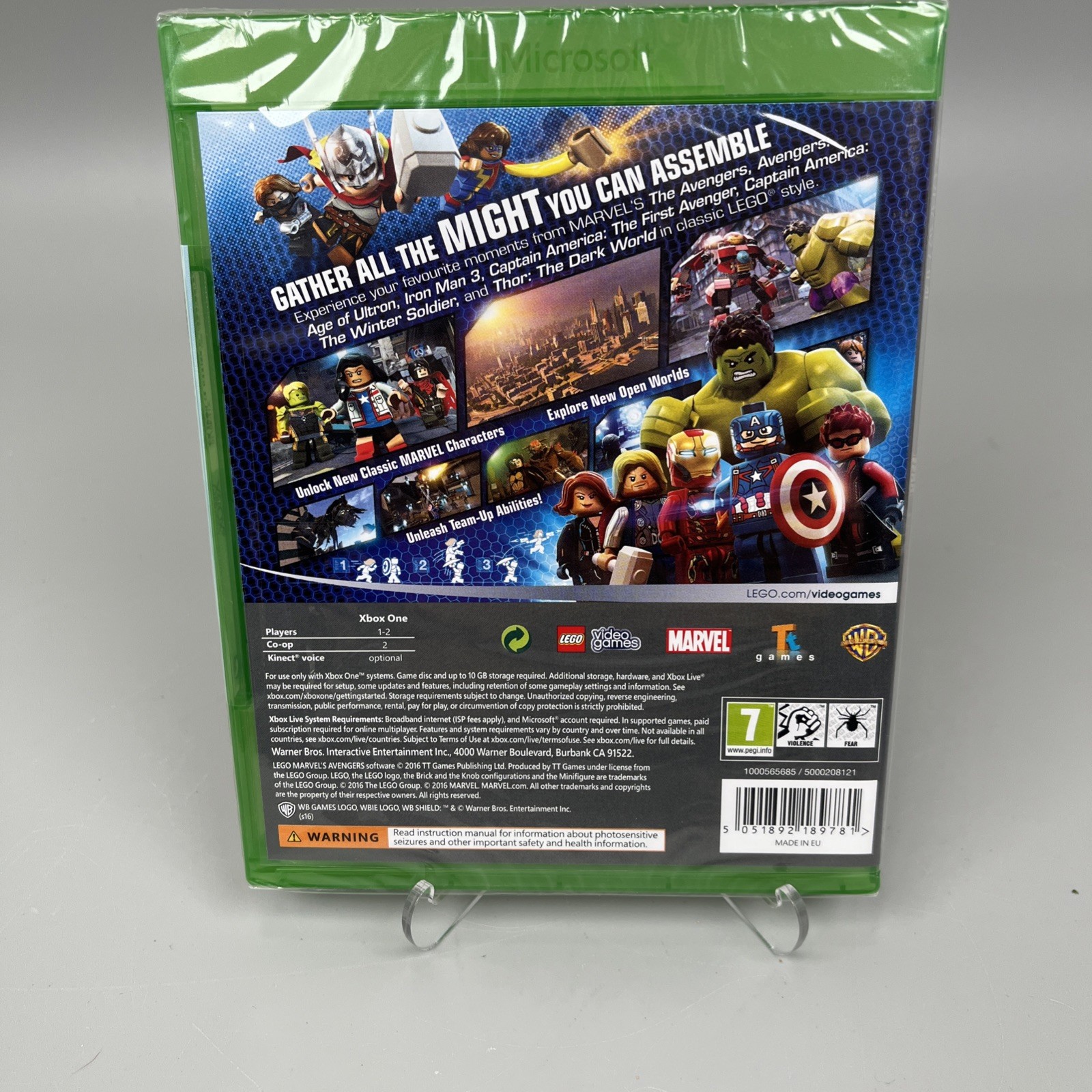 Lego Marvel Avengers – Xbox One – WB Games – New Factory Sealed with Slipcover