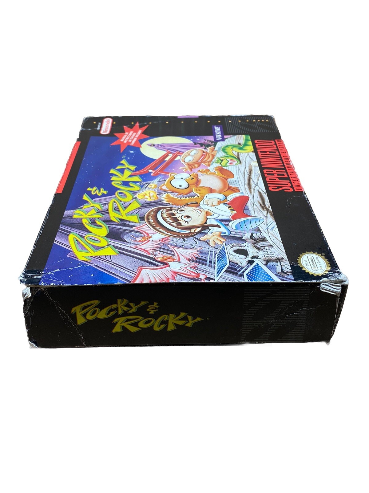 Pocky & Rocky Super Nintendo SNES Natsume Box With Insert ONLY