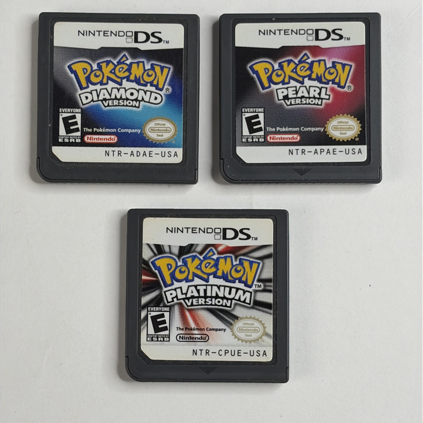 Pokemon DS Platinum Diamond Pearl Bundle W Original Box Authentic Tested