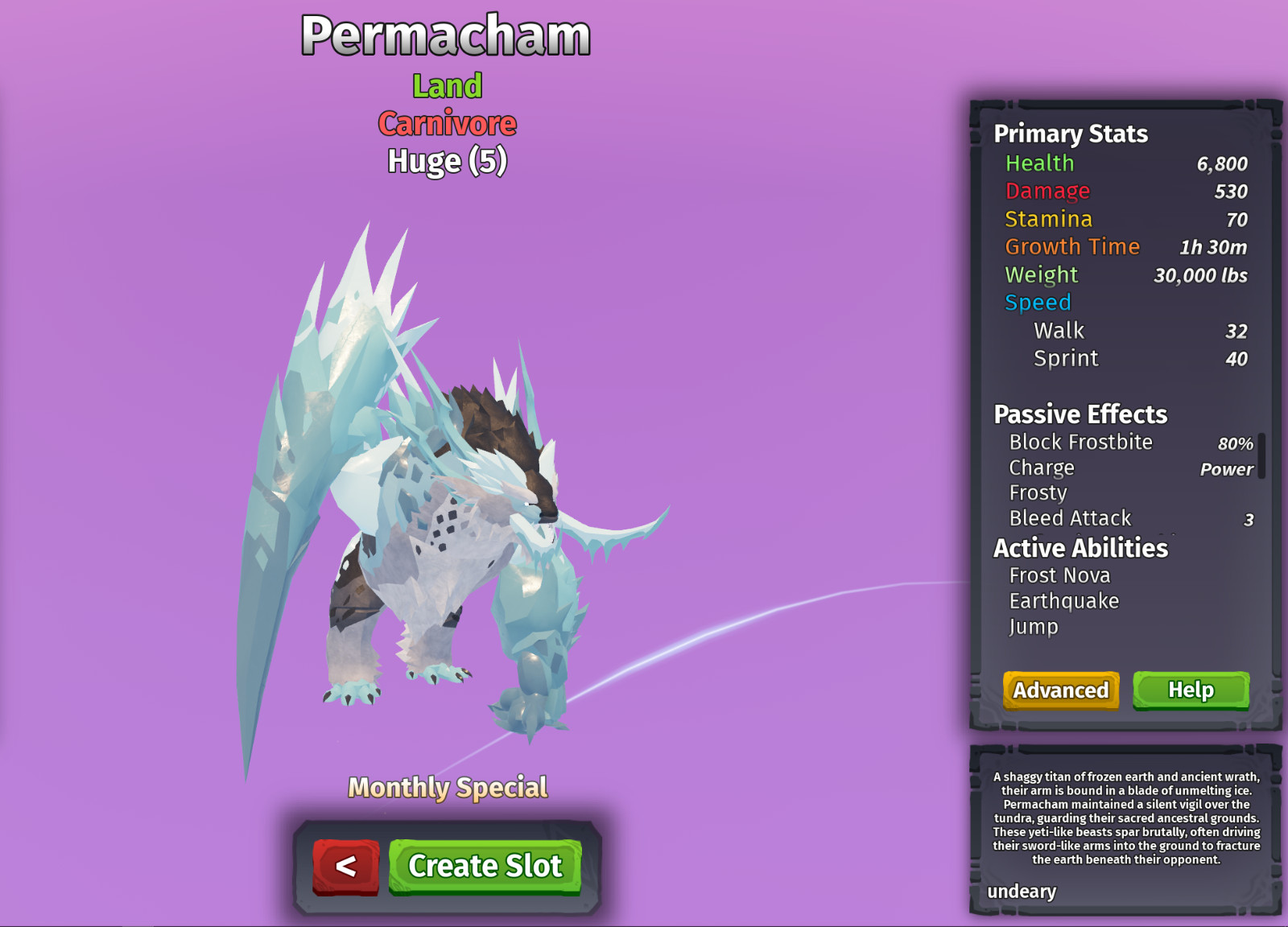 Permacham Species | Creatures of Sonaria | Roblox