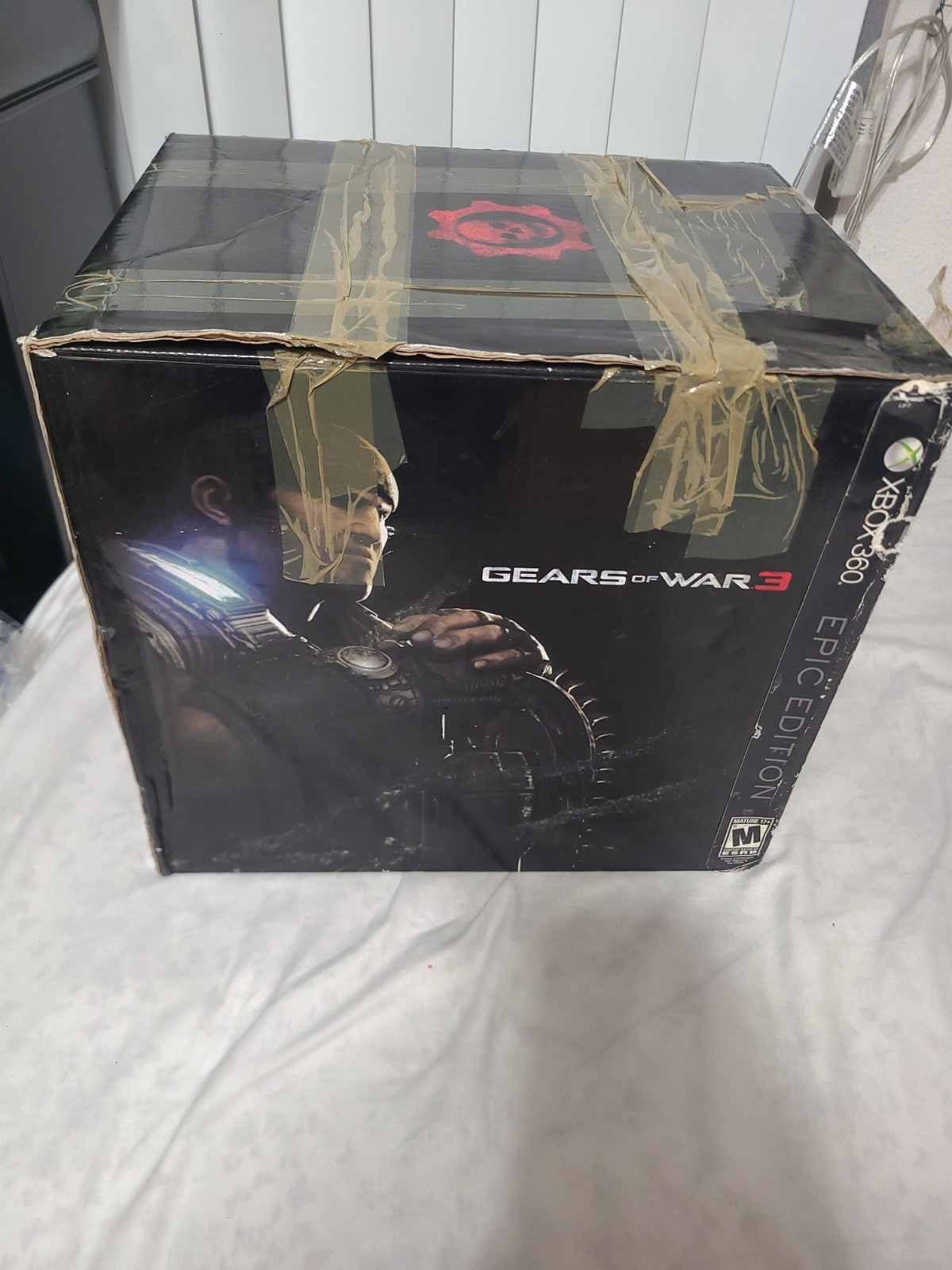 Epic Game Gears of War 3 Marcus Fenix Figure Limited Edition Statue NO GUN