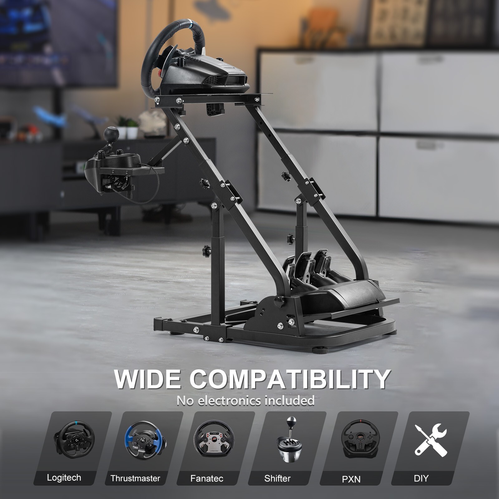 Marada Racing Steering Wheel Stand Fit Logitech G29 G920 G923 GPRO T150 T300RS