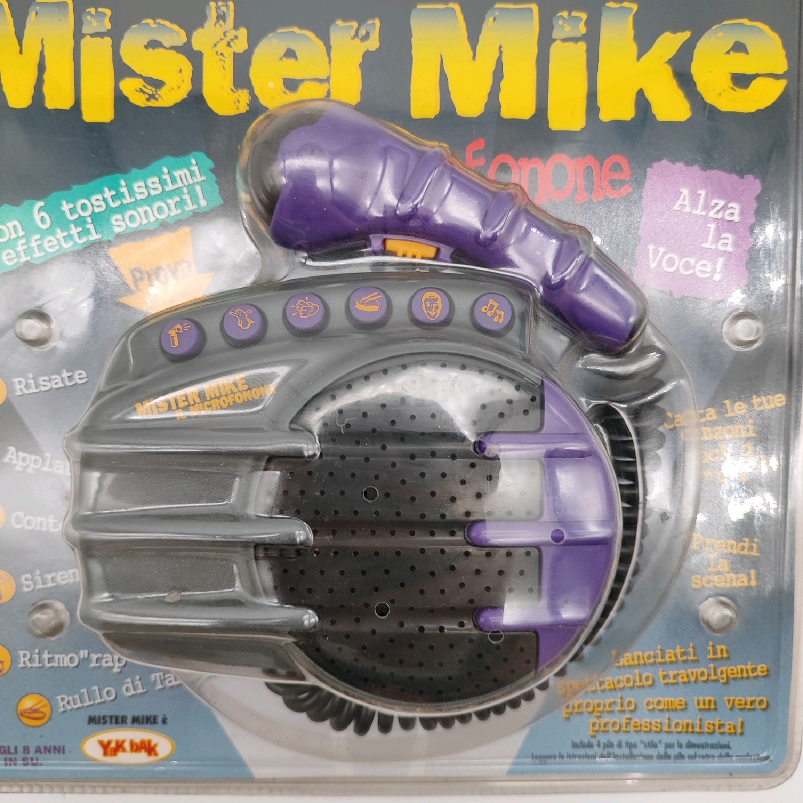 Yes Gear Mister Mike Raises The Voice Microphone Rec Voice Purple H21 Console