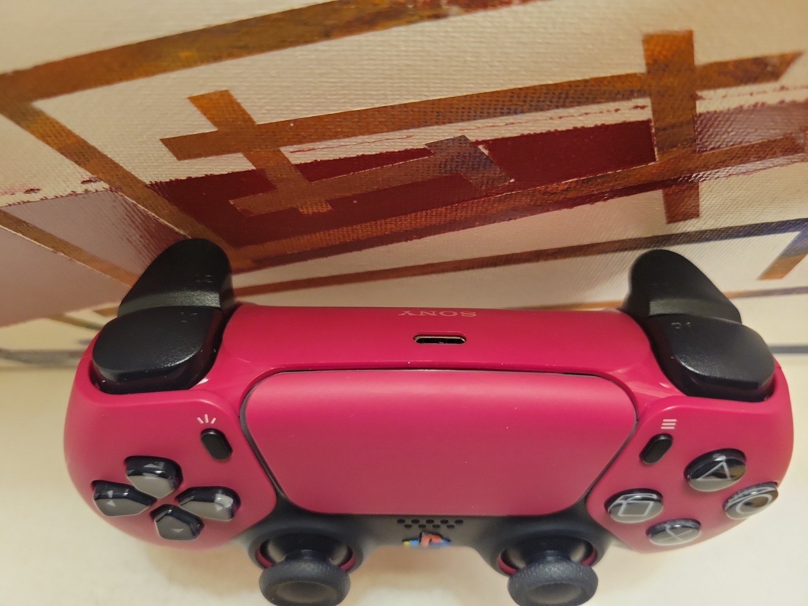 TMR Analogs Custom Cosmic Red Ps5 Sony DualSense Wireless Controller