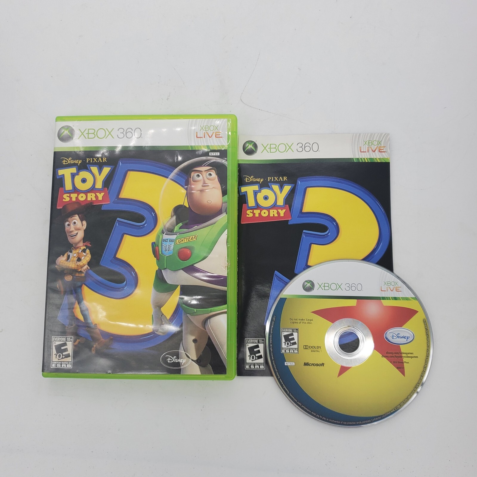 Toy Story 3 (Microsoft Xbox 360, 2010), Complete w/ Manual