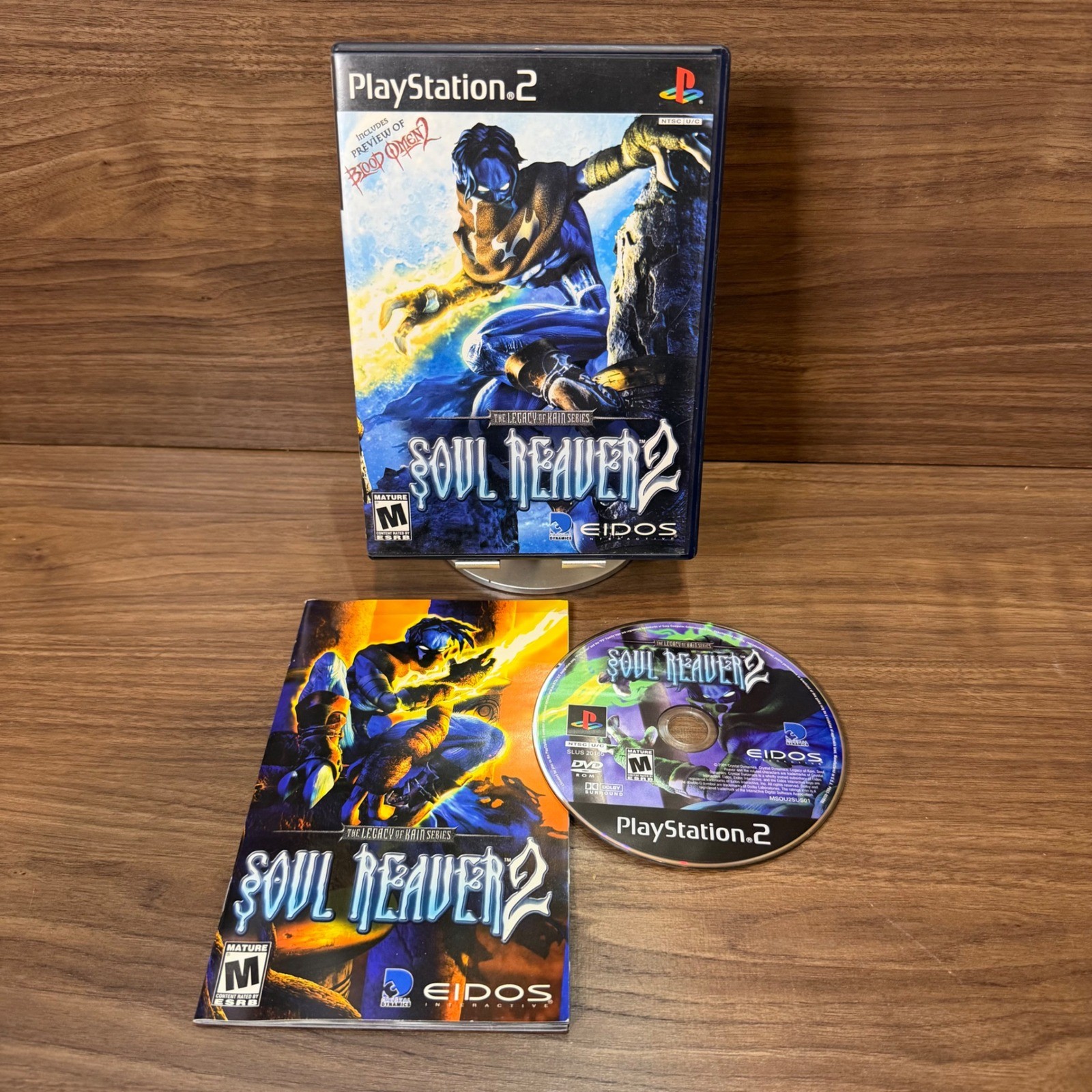 Eidos Soul Reaver 2 Video Game PlayStation 2 N/A Blue Excellent CIB PS2 Retro