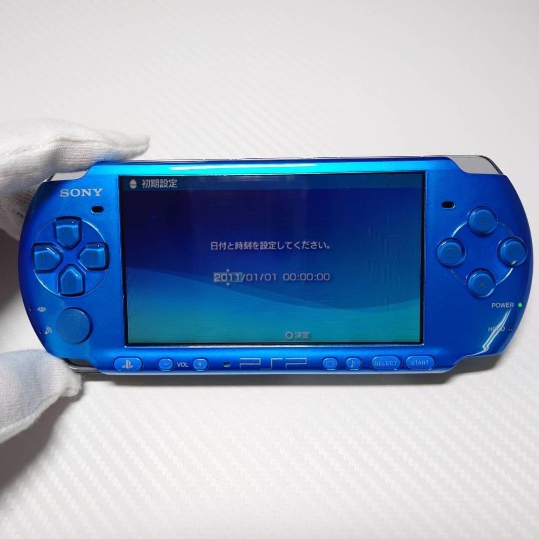 Sony PSP 3000 Vibrant Blue Complete in Box Near Mint 6747