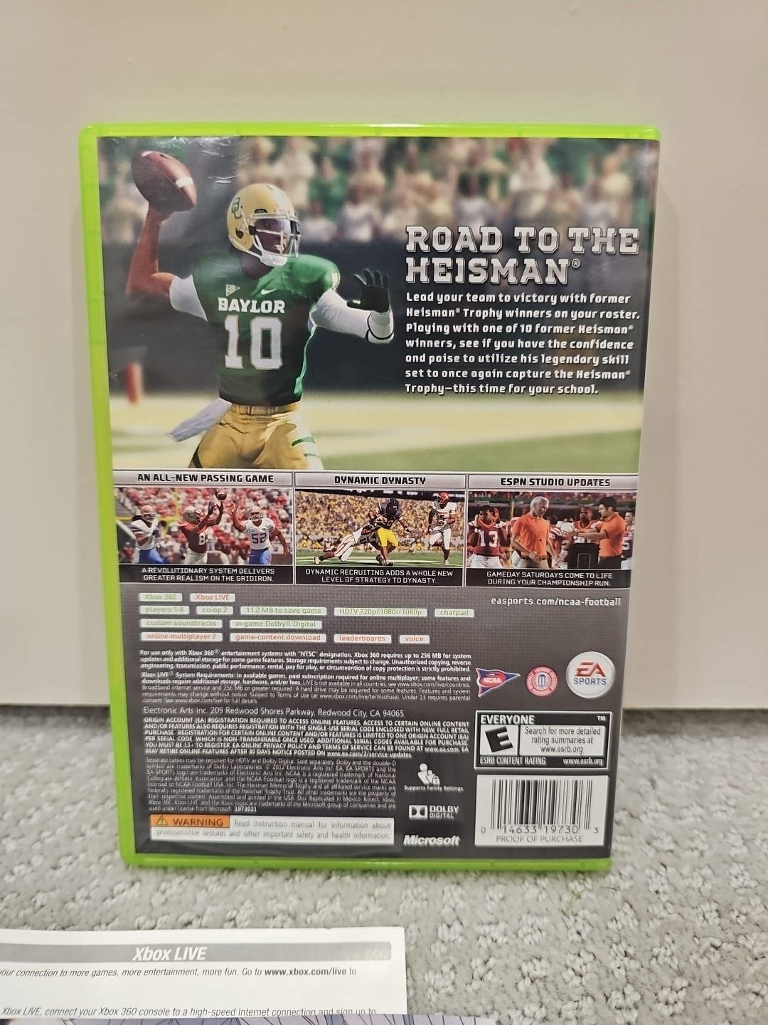 NCAA Football 13 ( Microsoft Xbox 360 ) CIB – Mint Disc – Tested