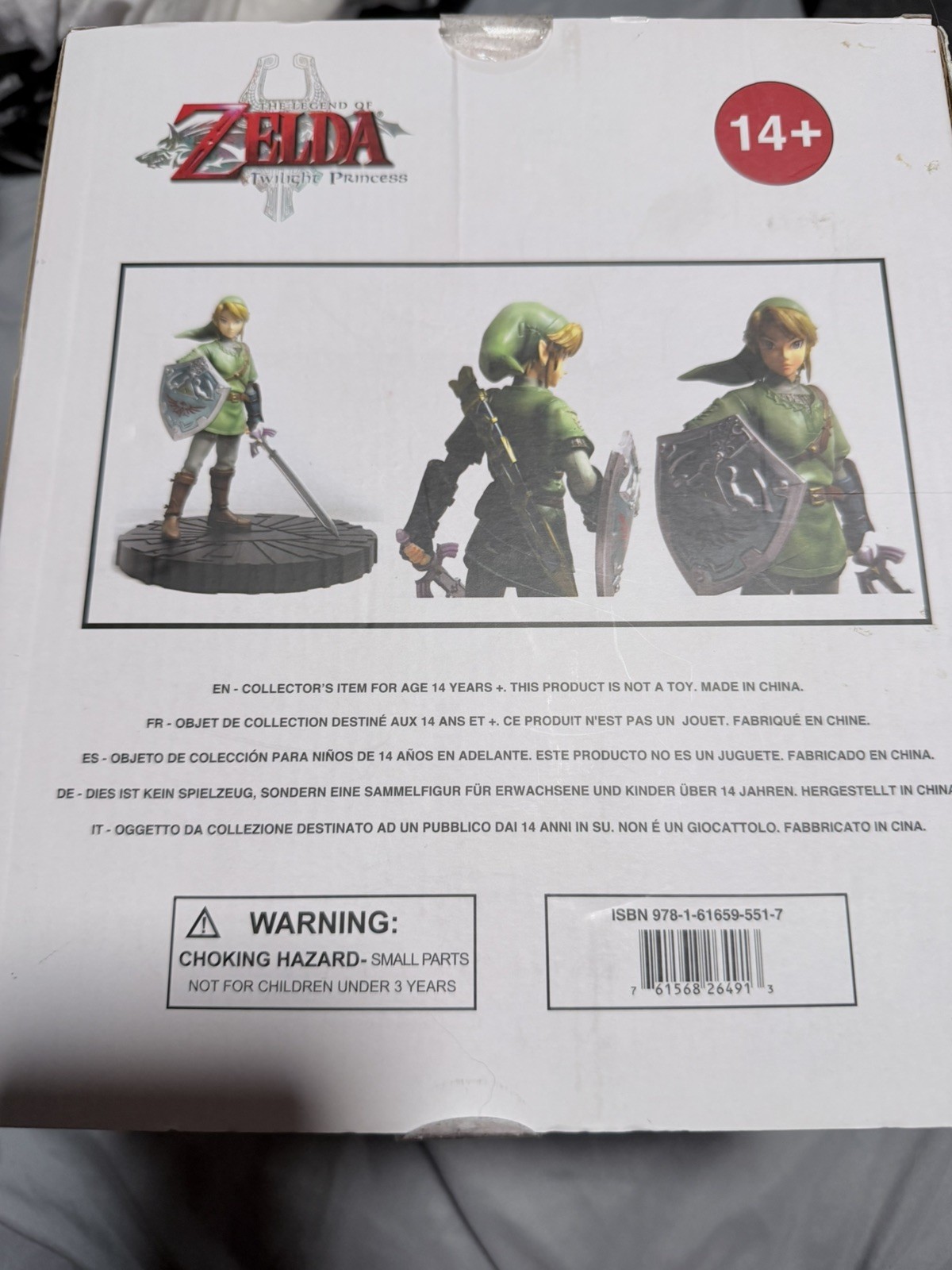 Legend of Zelda: Twilight Princess Dark Horse Deluxe Link Statue, Pre-Owned