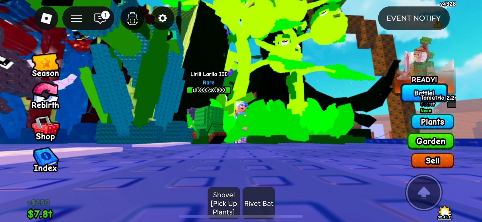 ROBLOX PLANTS VS BRAINROTS 814K DMG NEON TOMATRIO [❄️CHEAP & FAST DELIVERY❄️]