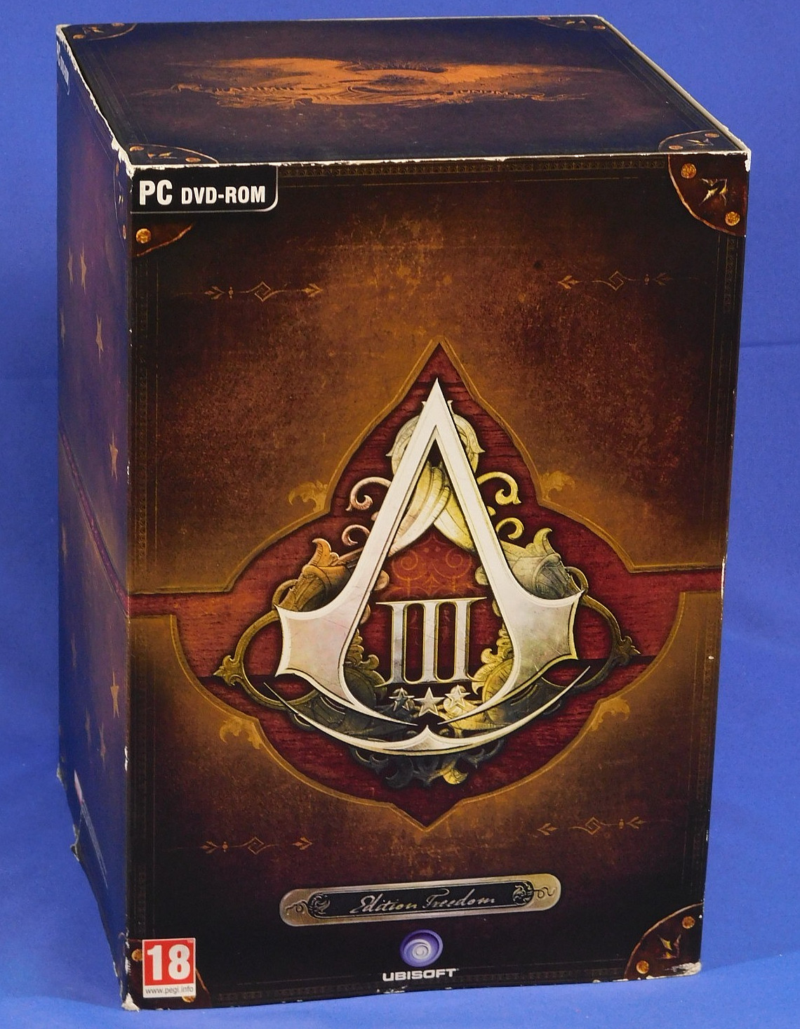 ASSASSIN’S CREED III 3 FREEDOM FRENCH COLLECTOR’S EDITION PC NEW IN OPEN BOX