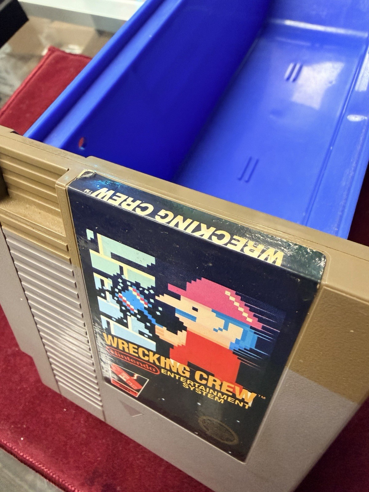 Wrecking Crew NES 5 Screw – CART ONLY Authentic Tested