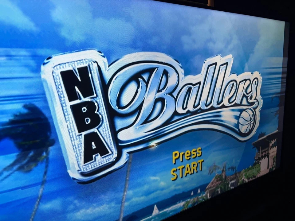 NBA Ballers Microsoft Xbox Platinum Hits Disk only !!RARE GAME!! -Make an Offer-