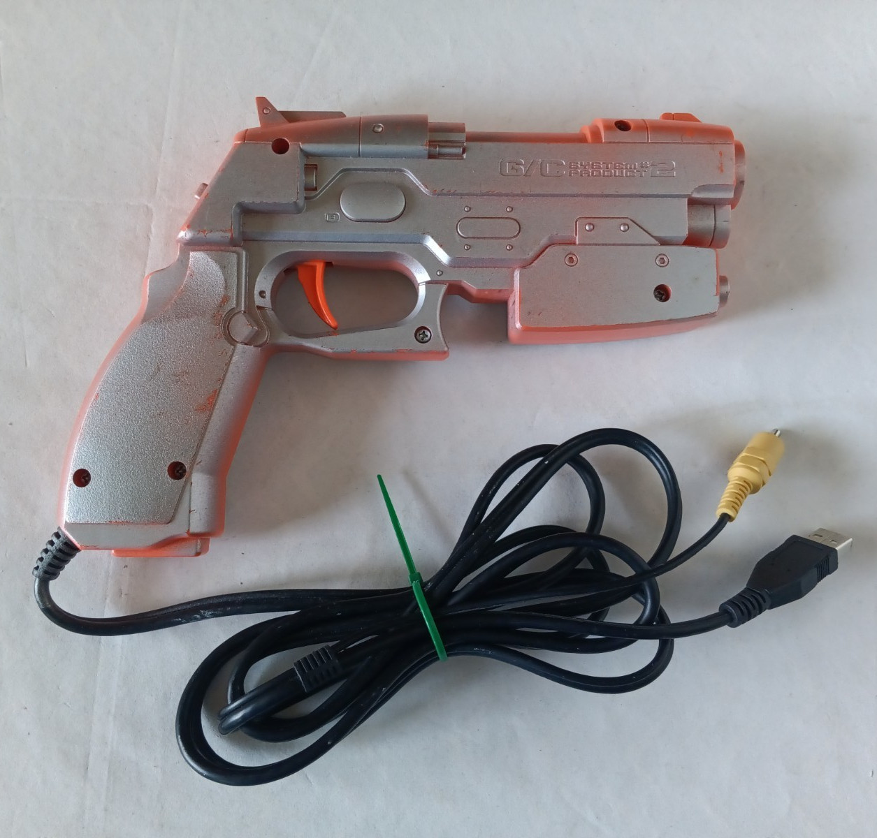 Namco NPC-106 Orange Wired Light Gun Controller for Console (2000)