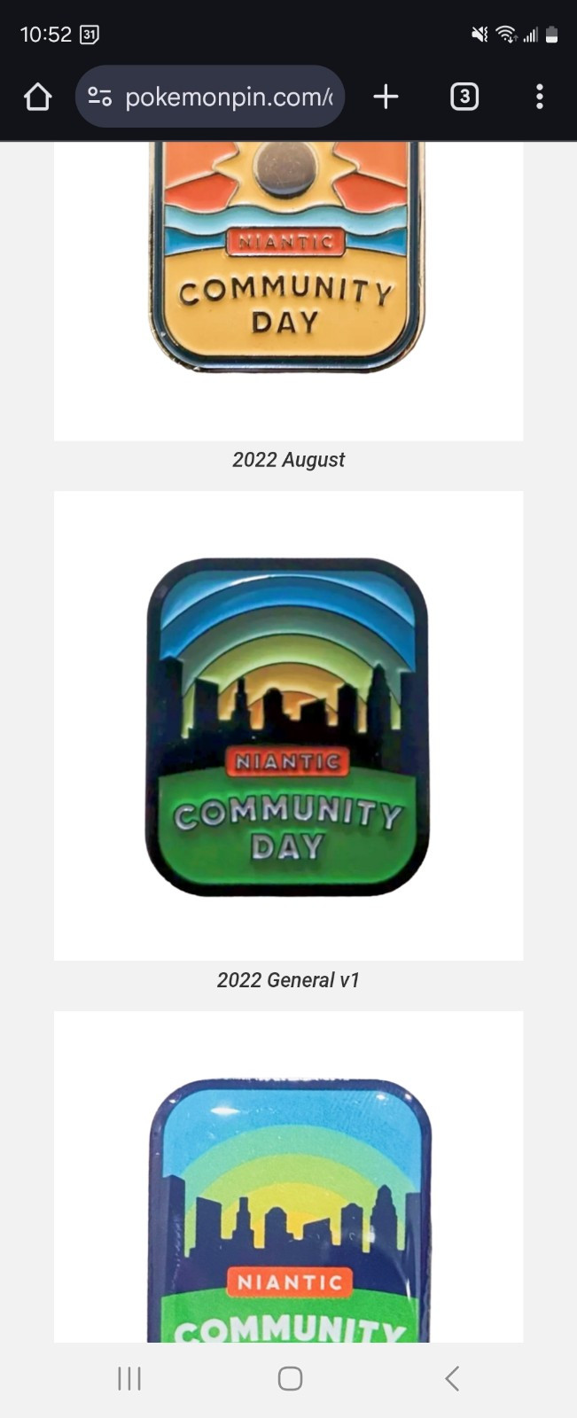 Niantic Community Day General V1 Enamel Pin