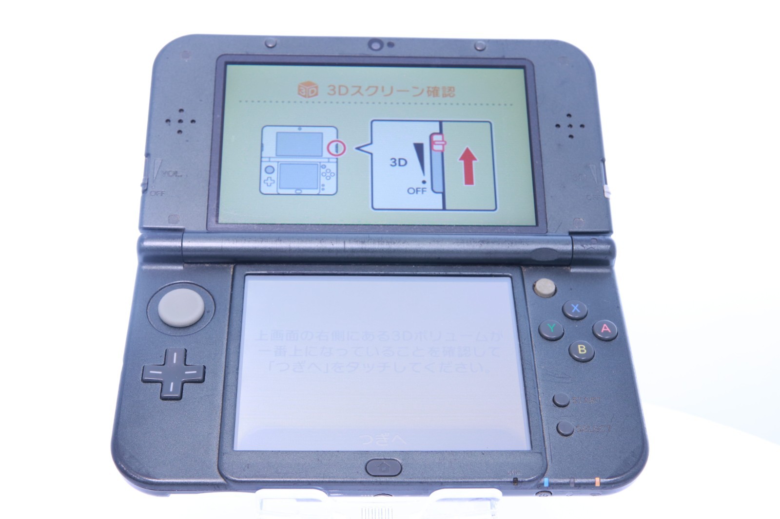 New Nintendo 3DS LL XL Metallic Black [Rank : B]Region-locked