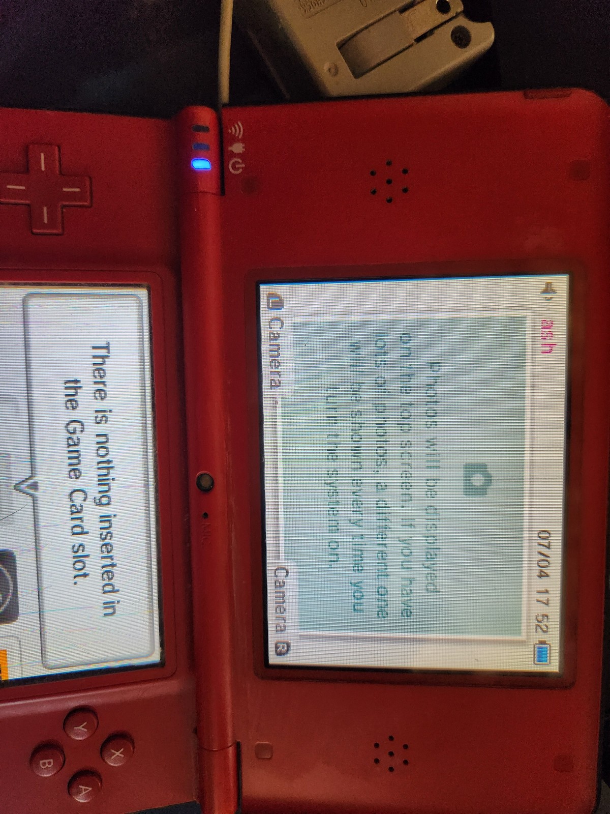 NINTENDO DSi XL 25th ANNIVERSARY SUPER MARIO BROS. RED HANDHELD CONSOLE Works