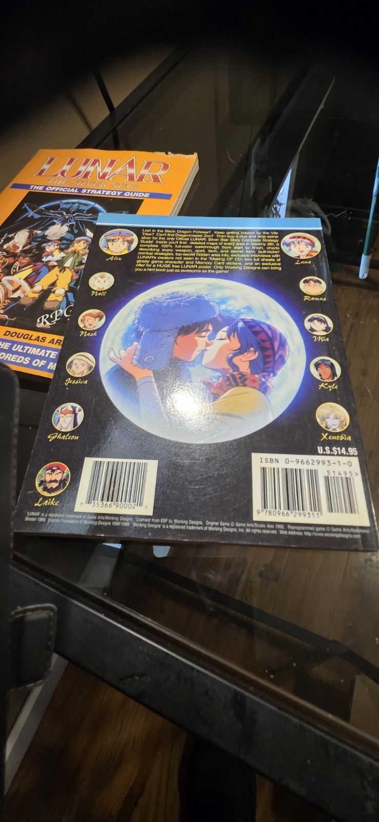 Lunar The Silver Star Cib With 2 Official Strategy Guides For Sega Cd Cib