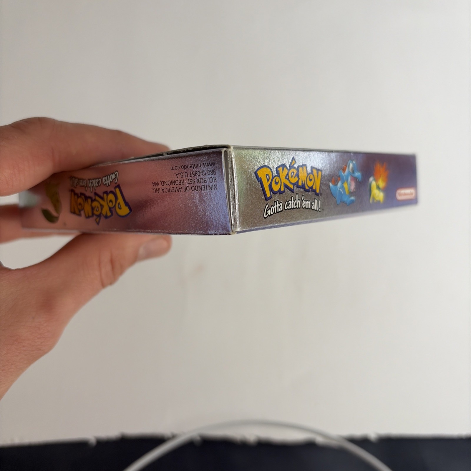 Pokemon Crystal Version Complete Box MISPRINT Authentic CIB Game Boy Color