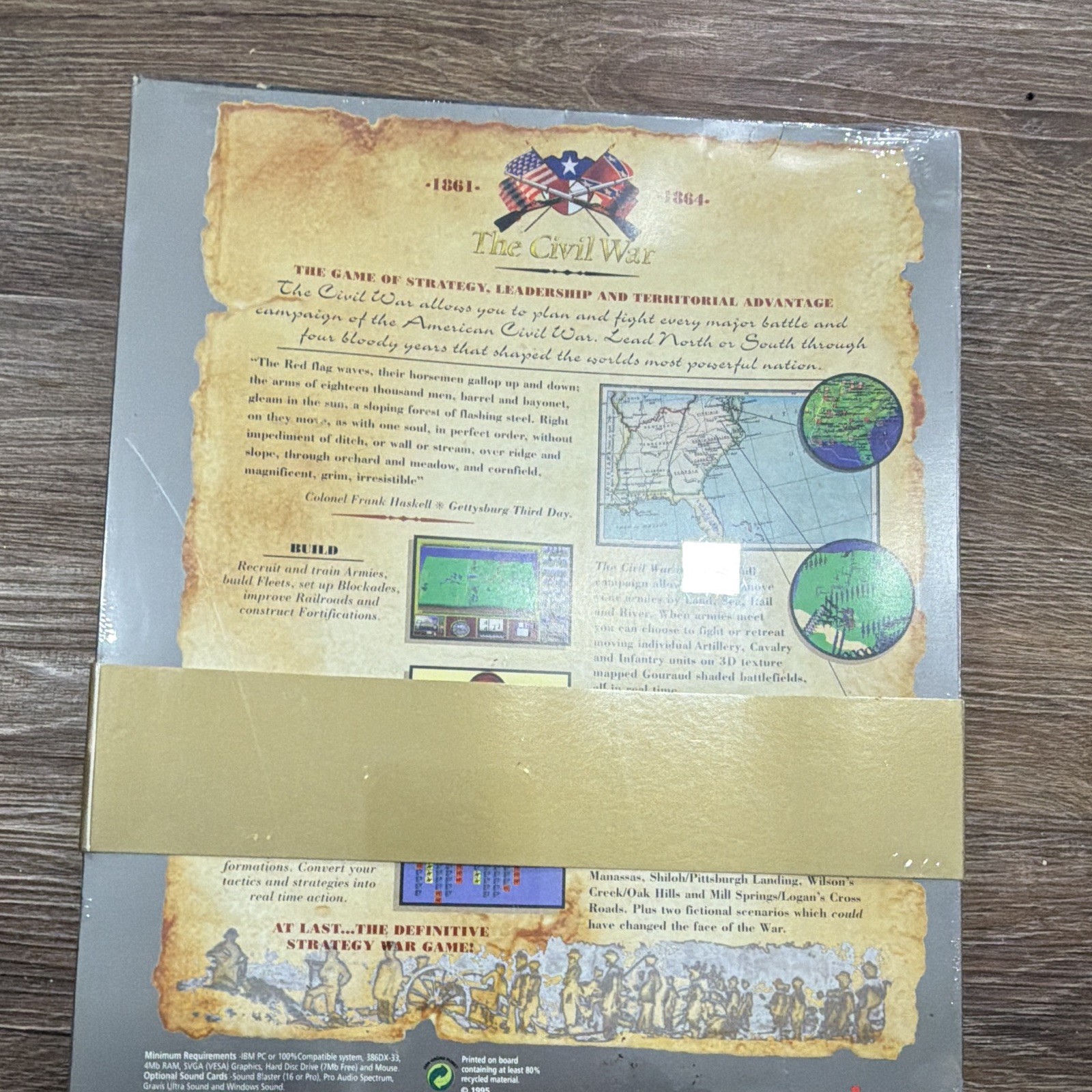 Empire Interactive The Civil War PC Master Players Edition w/ Strategy Guide