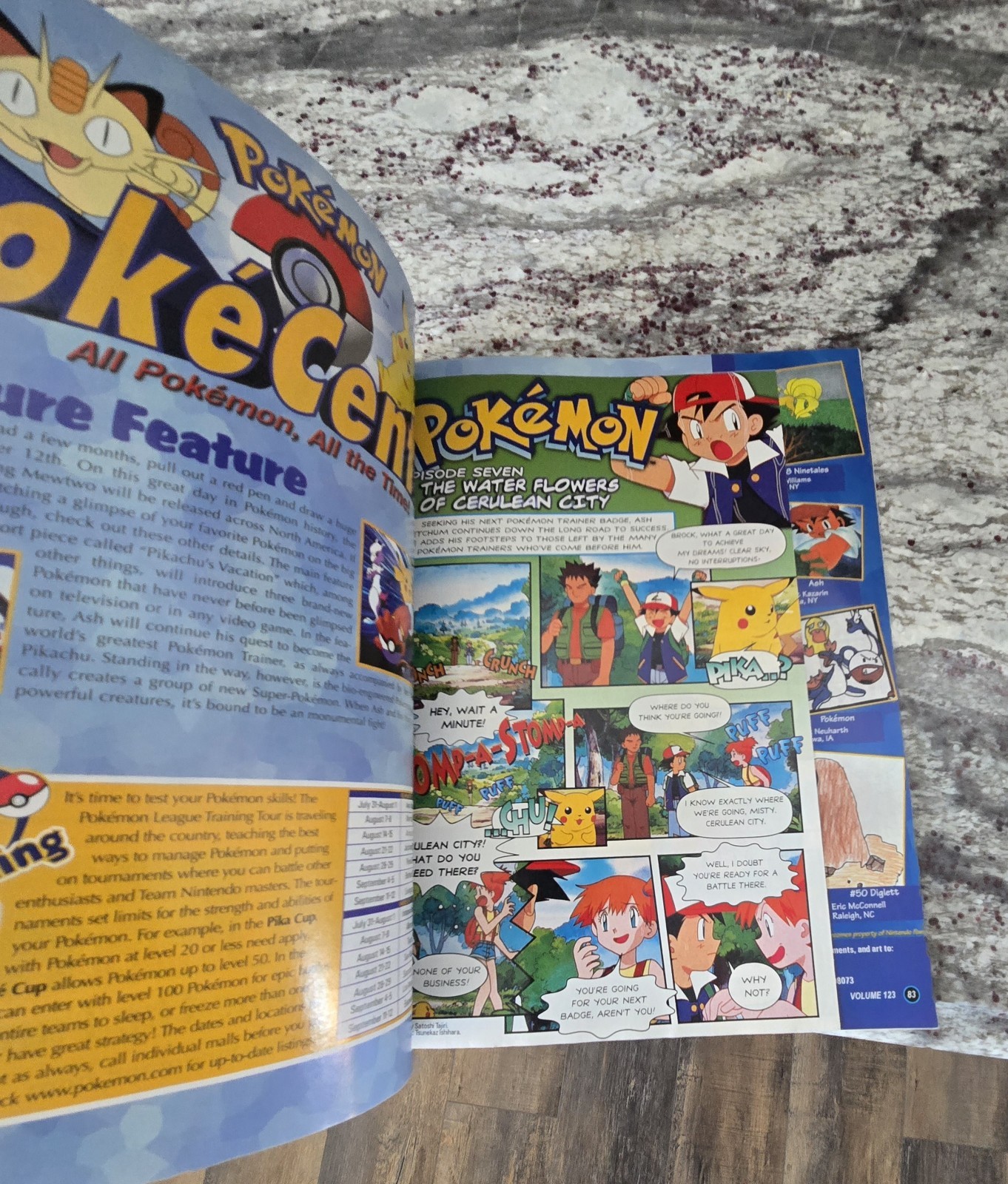 Nintendo Power Magazine Vol. 123 Hybrid Heaven Poster, Comic, & Sticker Book