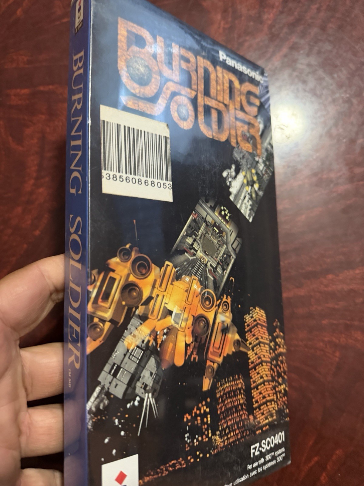 Burning Soldier (3DO, 1994) for the 3D0 System – Brand New, Sealed in Long Box