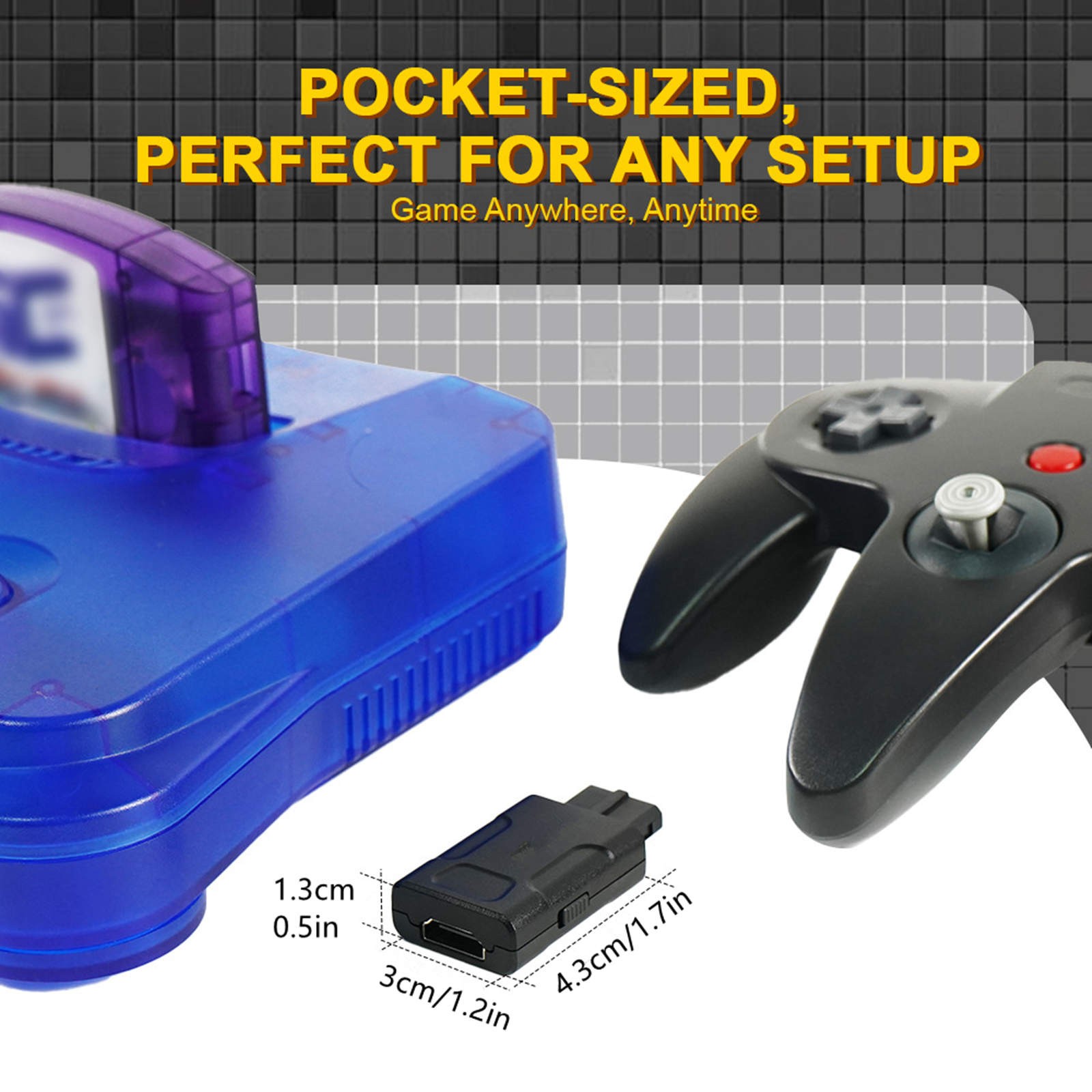 HDMI Converter Adapter for N64 NGC SFC SNES Supports 16:9 4:3 720P 1080P Output