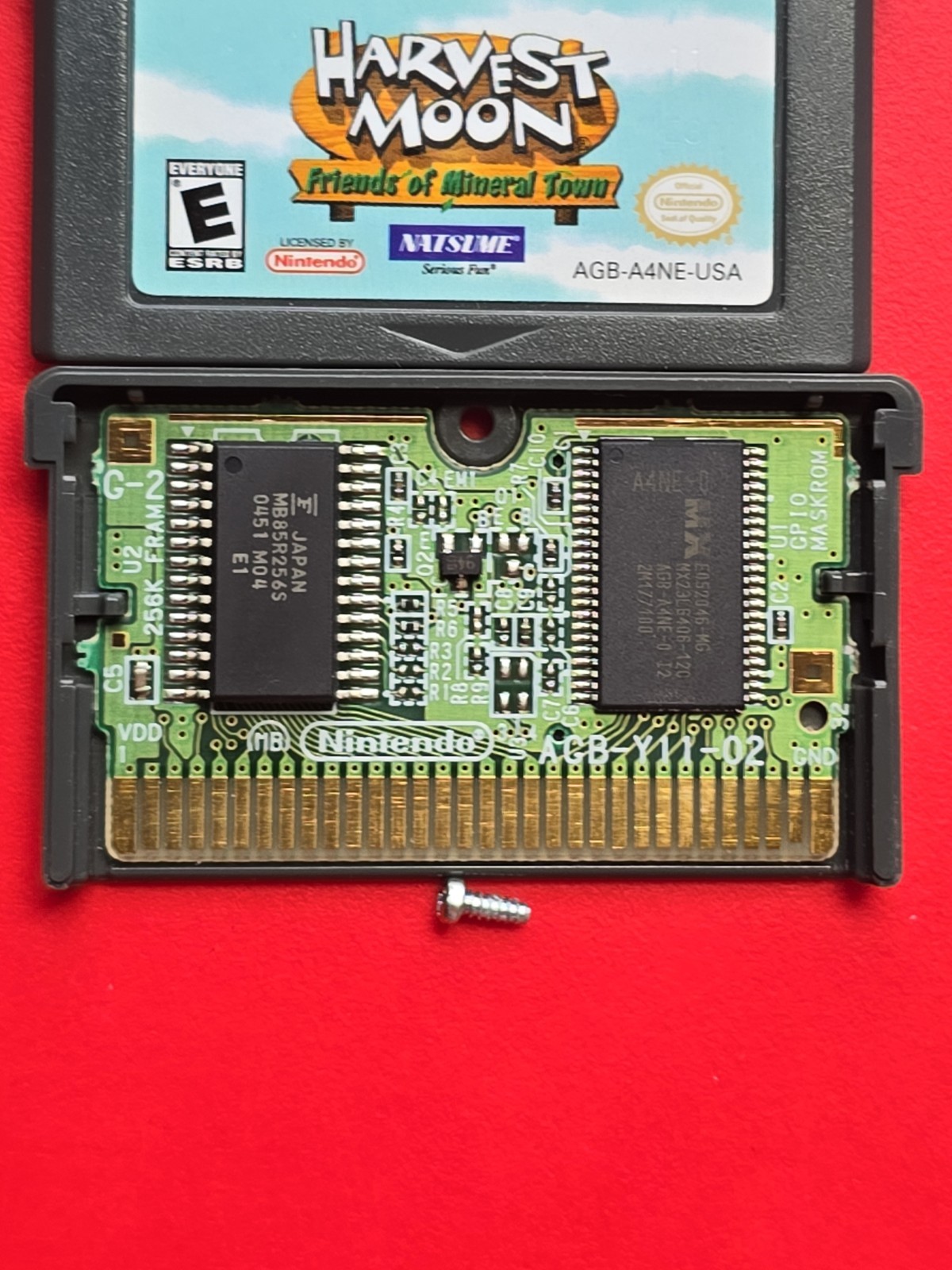 GBA Harvest Moon: Friends of Mineral Town Game Boy Advance Authentic Saves