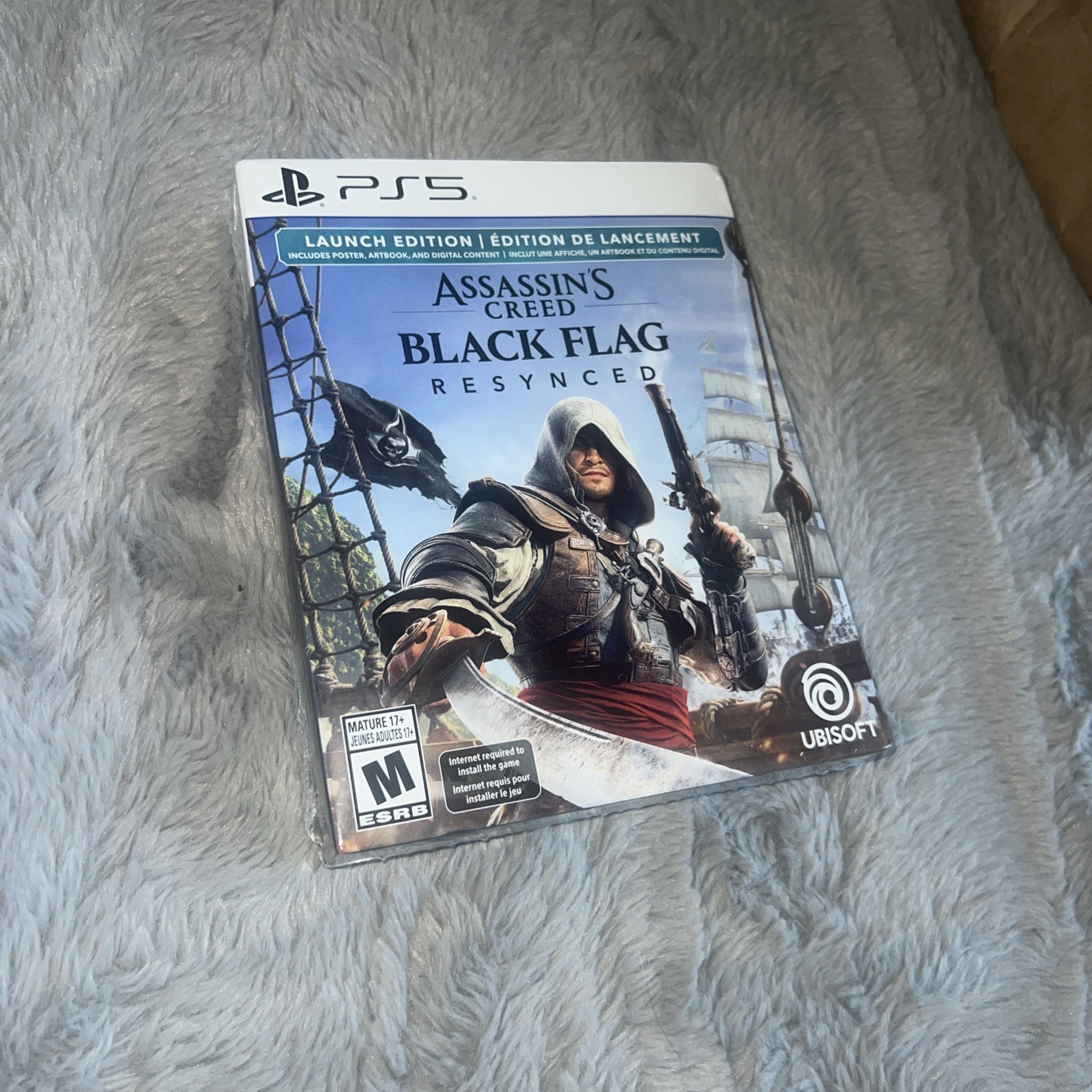 LAUNCH ED PS5 Assassin’s Creed Black Flag Resynced +Poster Presale HELPS STRAYS
