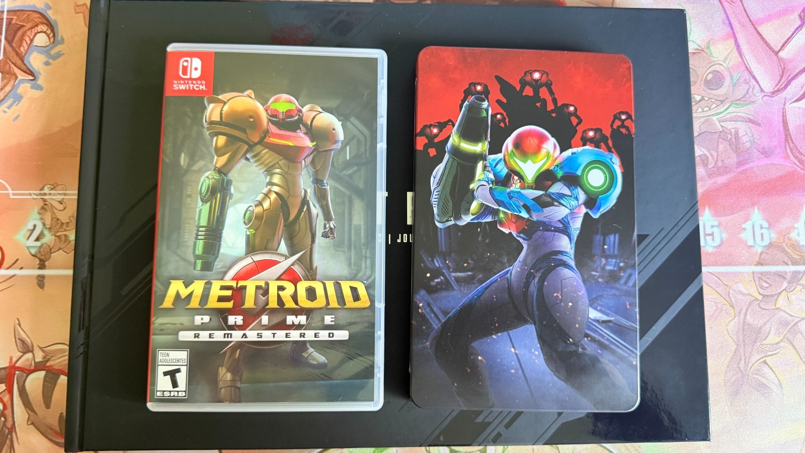 Metroid Dread Special Ed + Posters + 5 Amiibo + Prime Remastered Switch Bundle