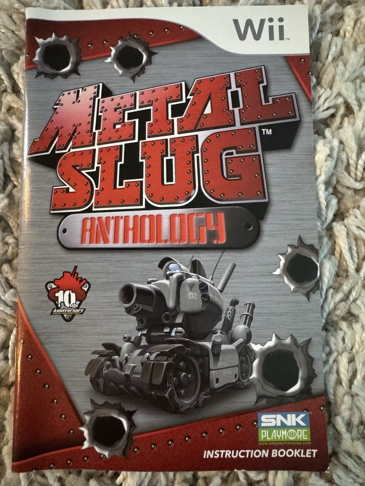Metal Slug Anthology Nintendo Wii CIB With Manual Tested Great Condition SNK