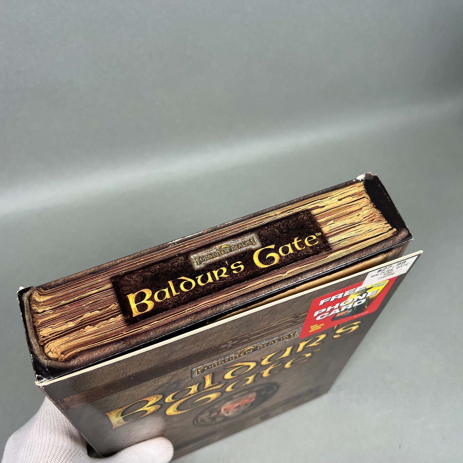 Baldur’s Gate Big Box PC 1998 Forgotten Realms CIB Complete + Phone Card + Map
