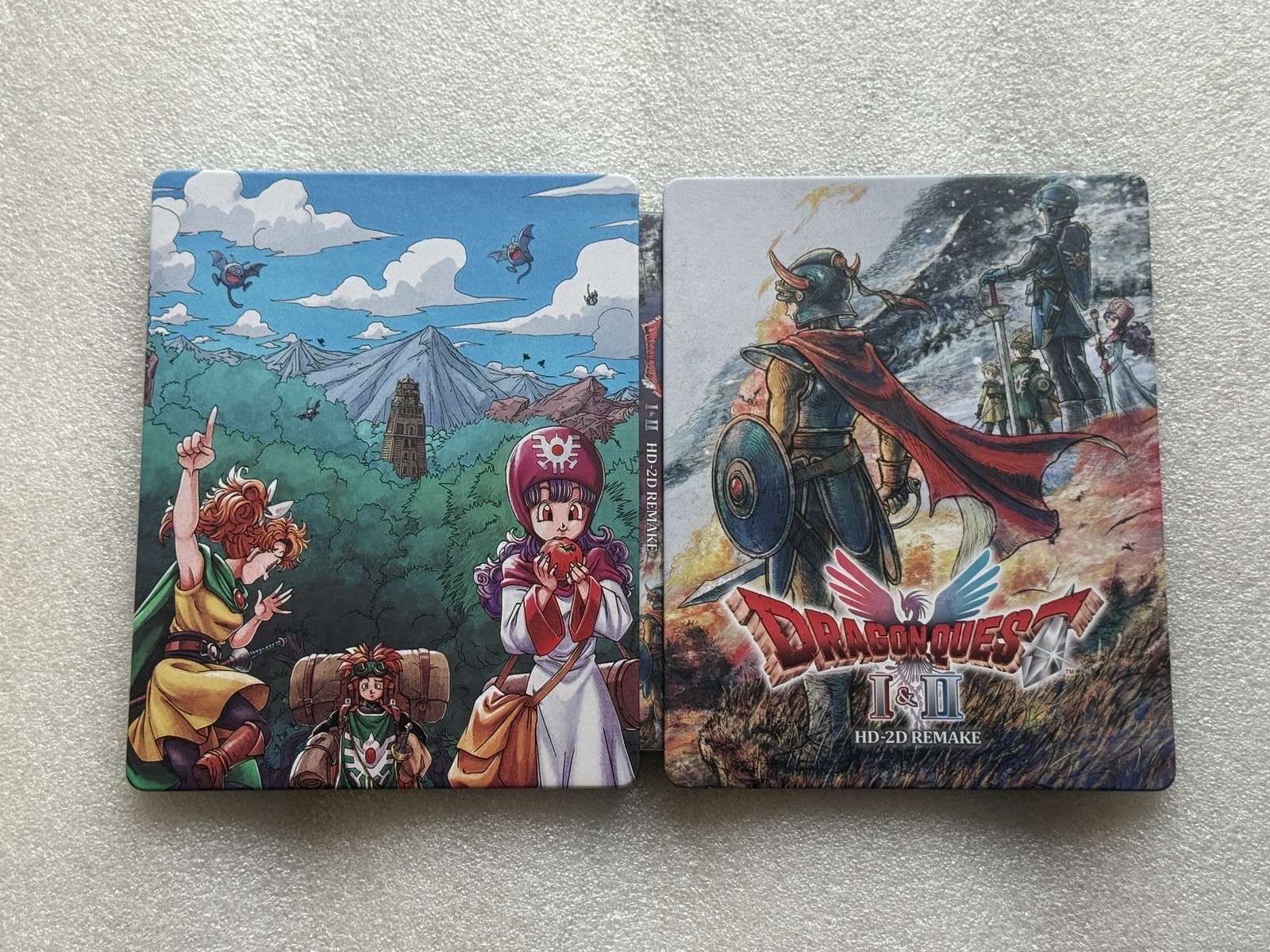 Dragon Quest I&II Custom Made G2 Steelbook/Steelup Case PS4/PS5/XBOX (NO GAME)