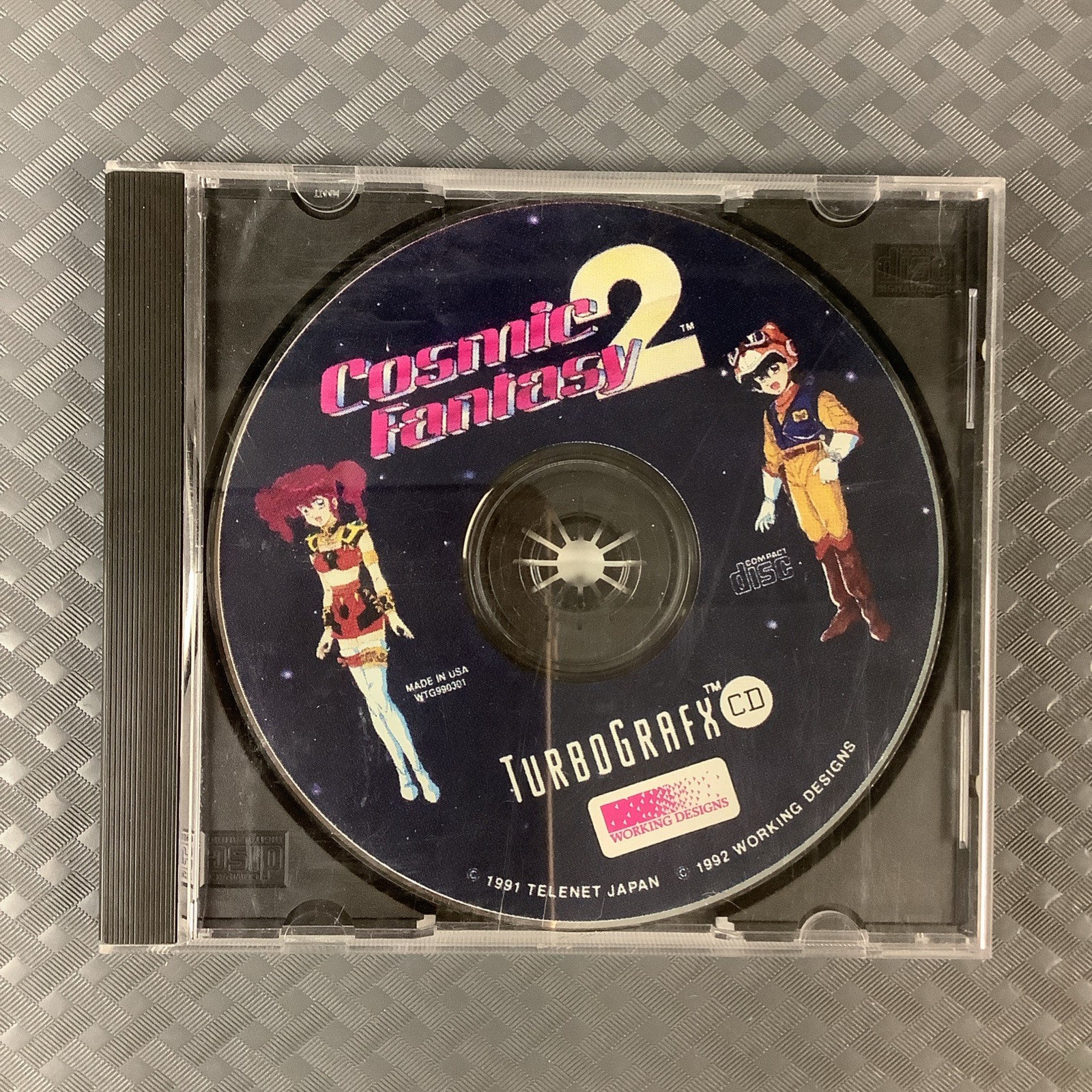 Cosmic Fantasy 2 (TurboGrafx CD Turboduo) No Manual! Nice Shape! Working Designs