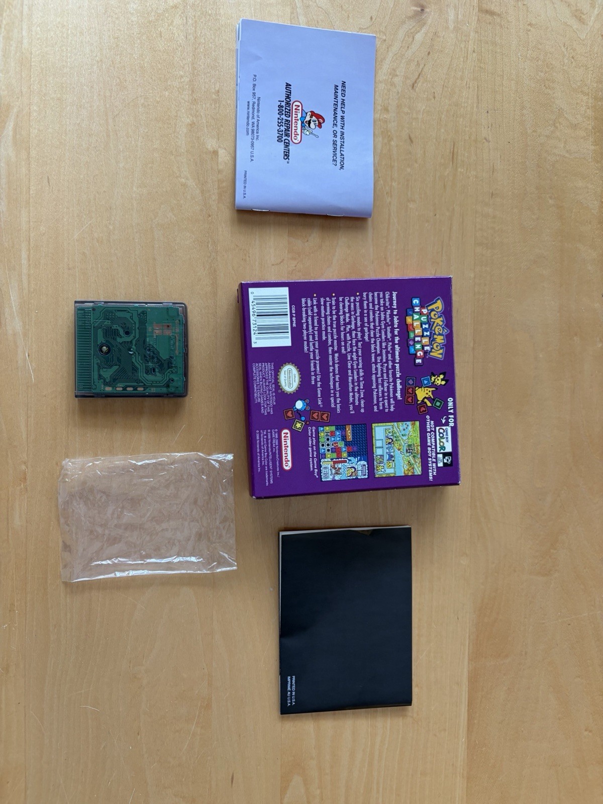 Pokemon Puzzle Challenge – Gameboy – CIB – Nintendo Authentic – Tested Working