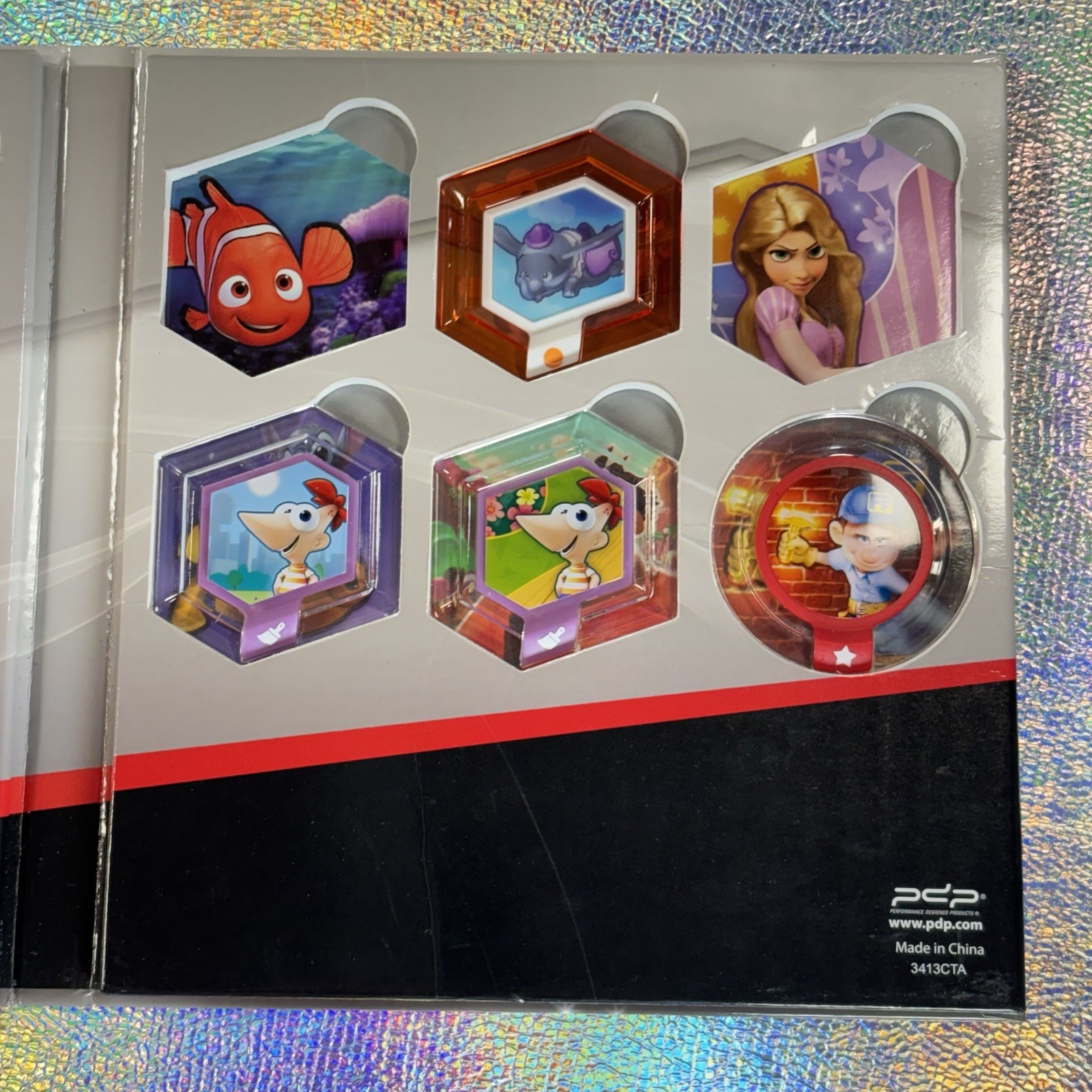 Disney Infinity Power Disc Lot Of 7 With Book