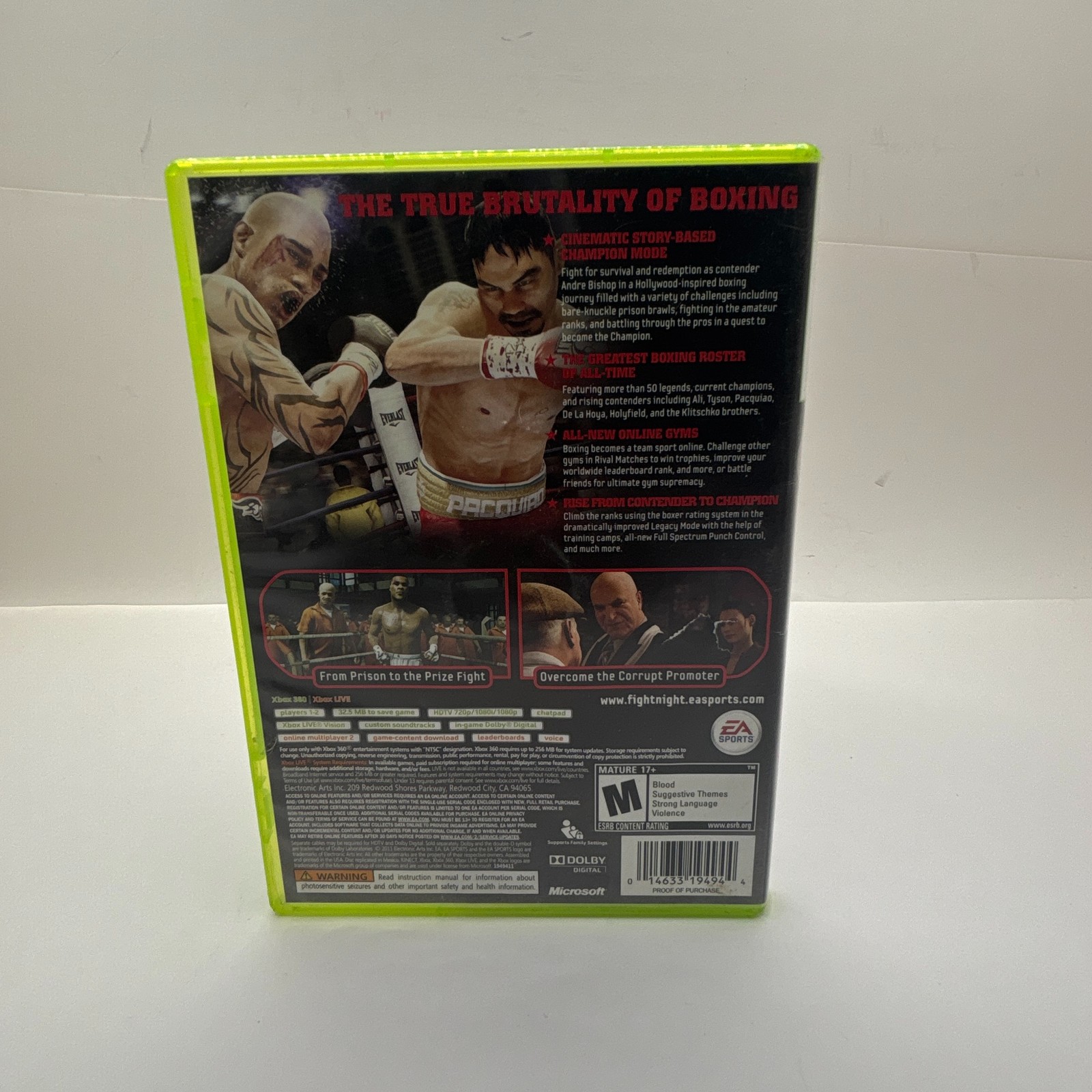 Fight Night Champion (Microsoft Xbox 360, EA Sports Boxing Game, ESPN) No Manual