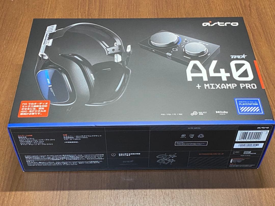 ASTRO Gaming A40 TR Headset + MixAmp Pro TR A40TR-MAP-002r PS4/PS5/PC Japan New