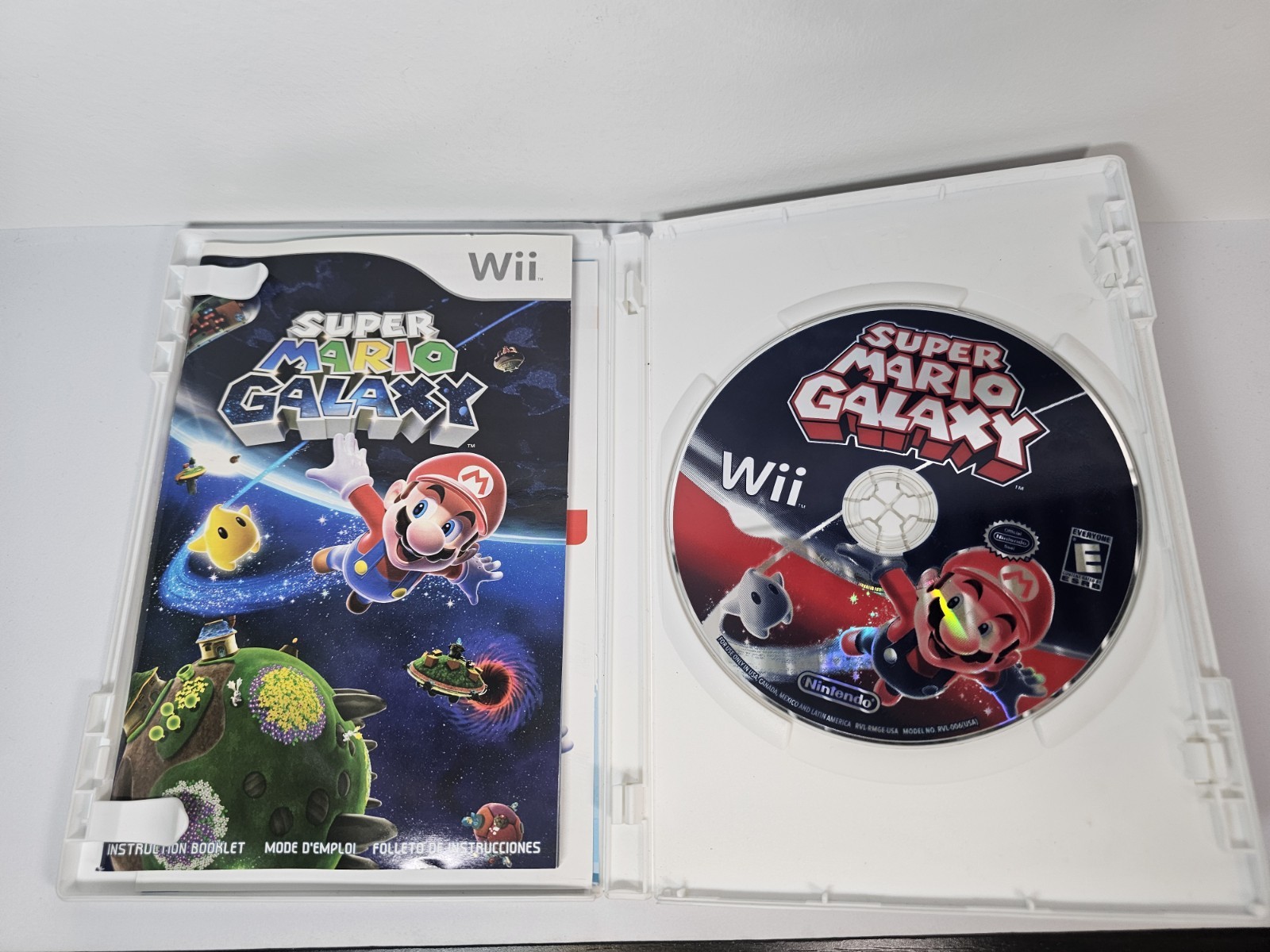 Super Mario Galaxy (Nintendo Wii, 2007) CiB