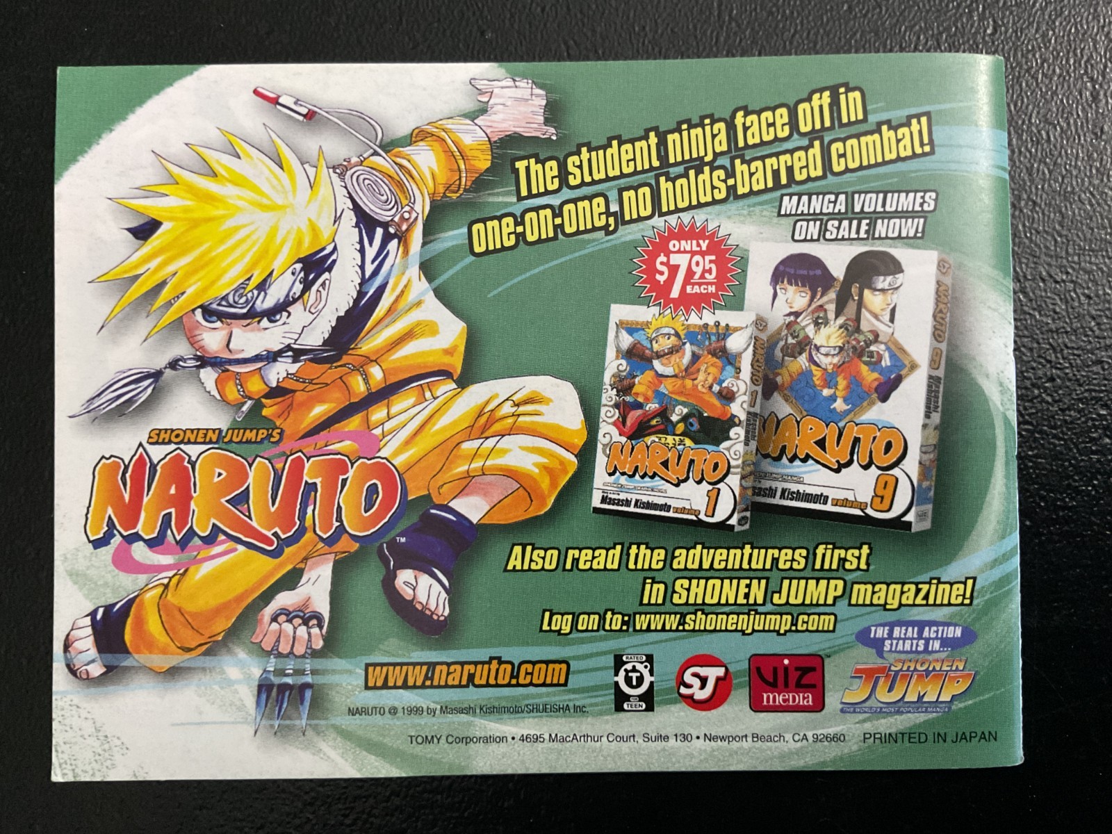 Naruto Ninja Council 1 GameBoy Advance GBA Instruction Manual Only