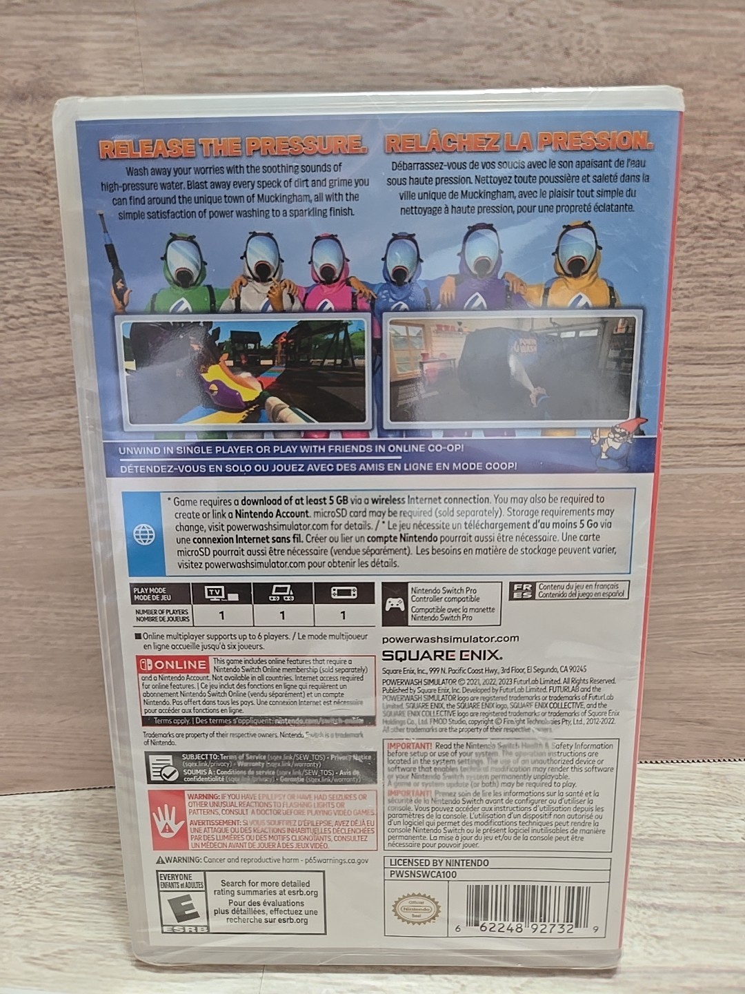 PowerWash Simulator Nintendo Switch (code-in-box) GAME CARD NOT INCLUDED – New