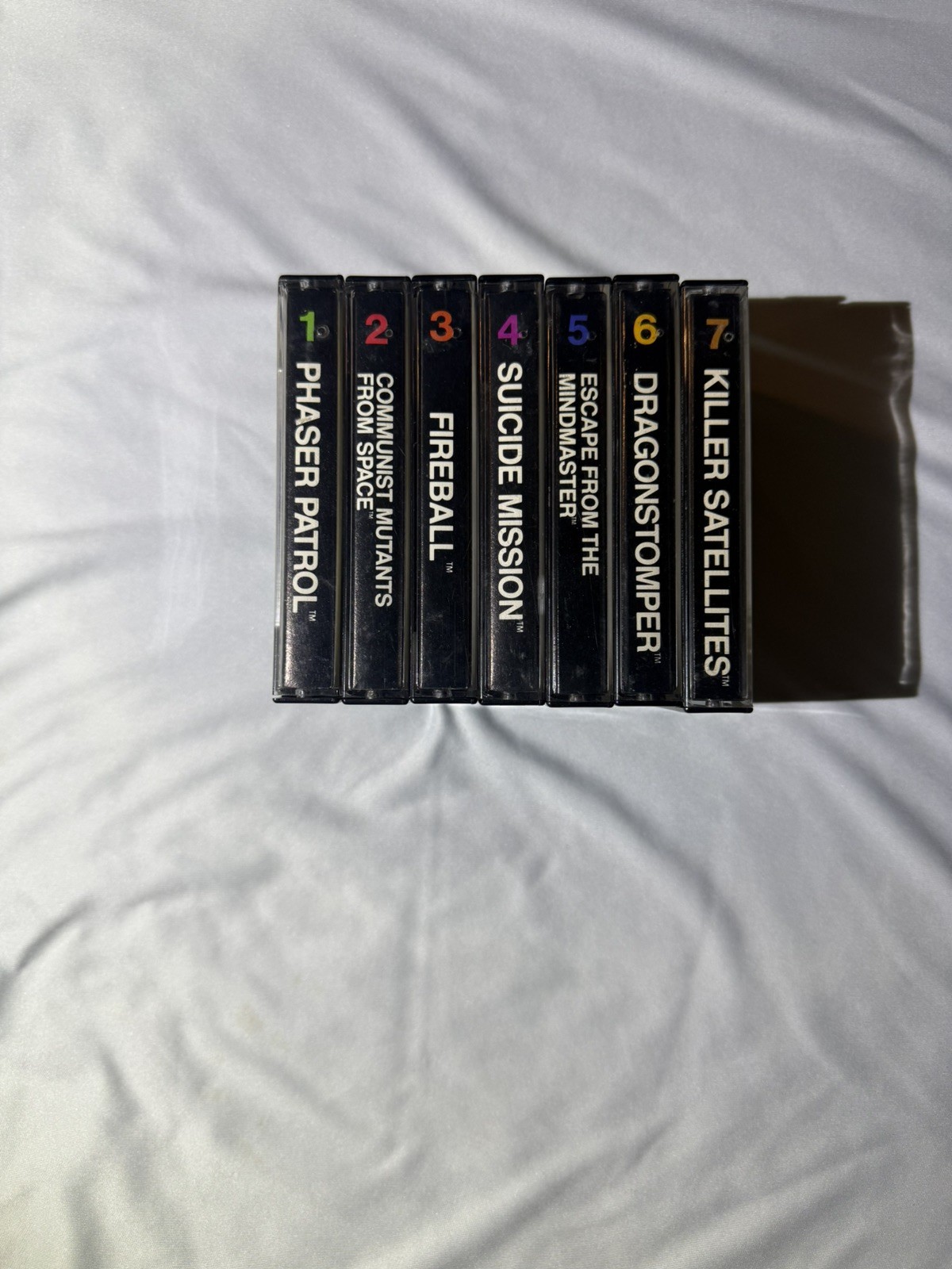 Supercharger Starpath Arcadia Atari VCS 7 Cassette Tapes Adapter Game WORKS