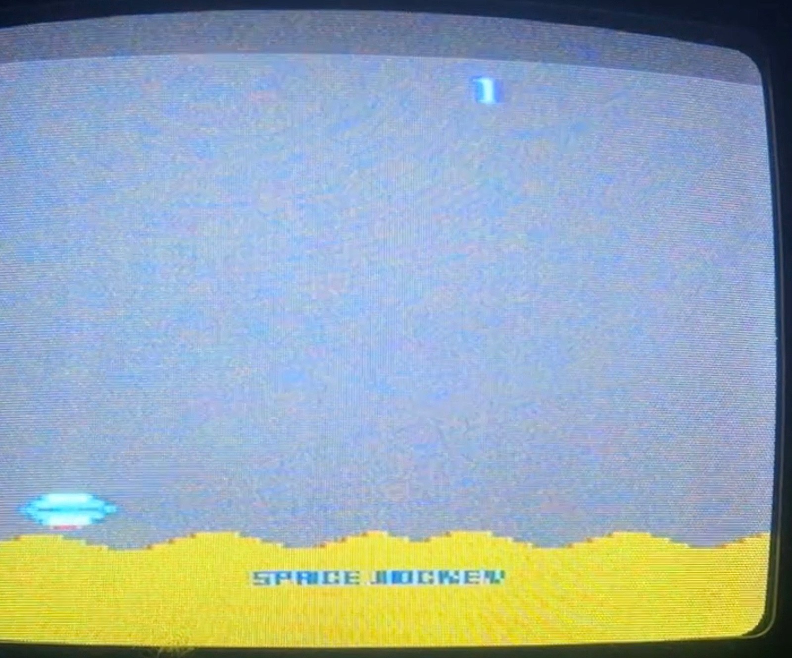 1982 Space Jockey Atari 2600 Video Game Cartridge by Vidtec + U.S. Games TESTED