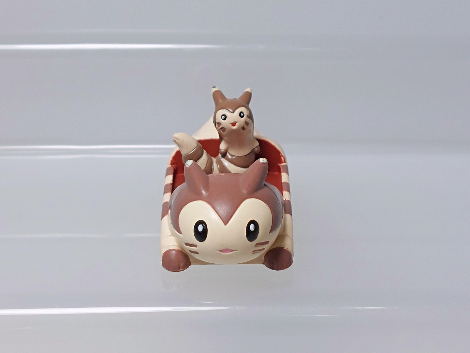 Furret Roller Coaster Pokemon Figure Tomy Monster Collection & Mate 0.8-0.85in