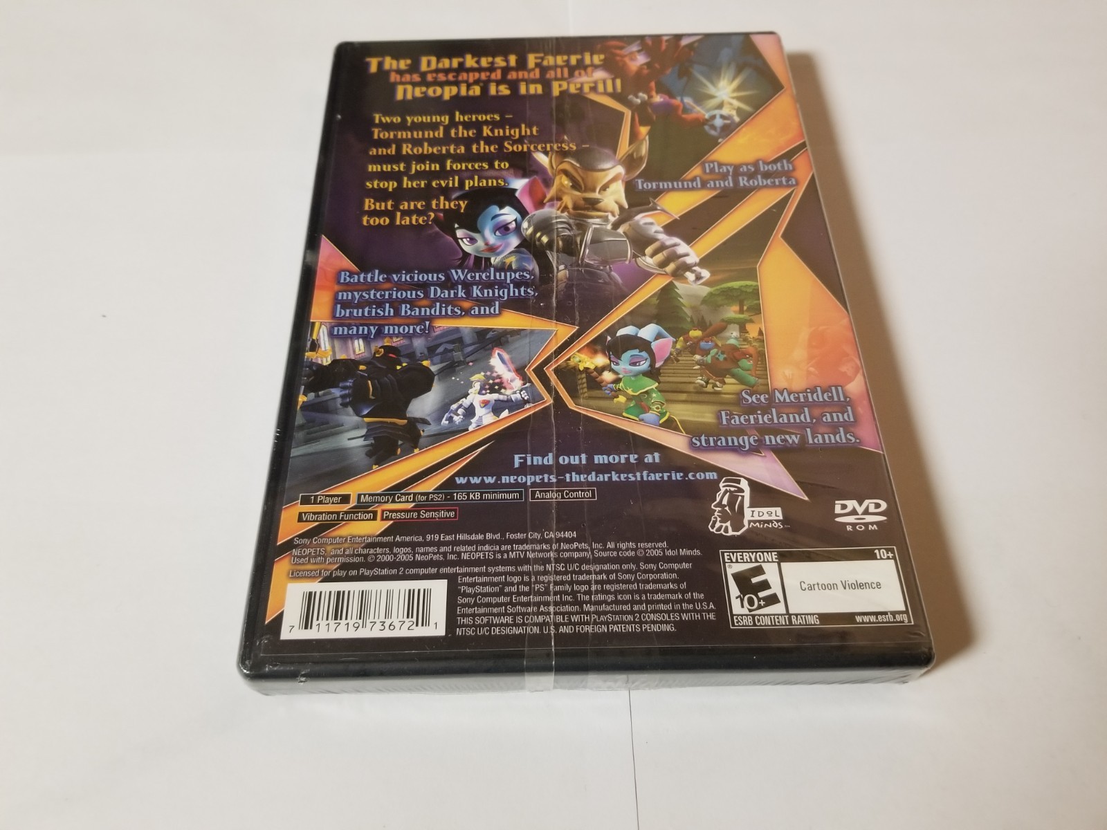 Neopets: The Darkest Faerie Sony PlayStation 2 ps2 new