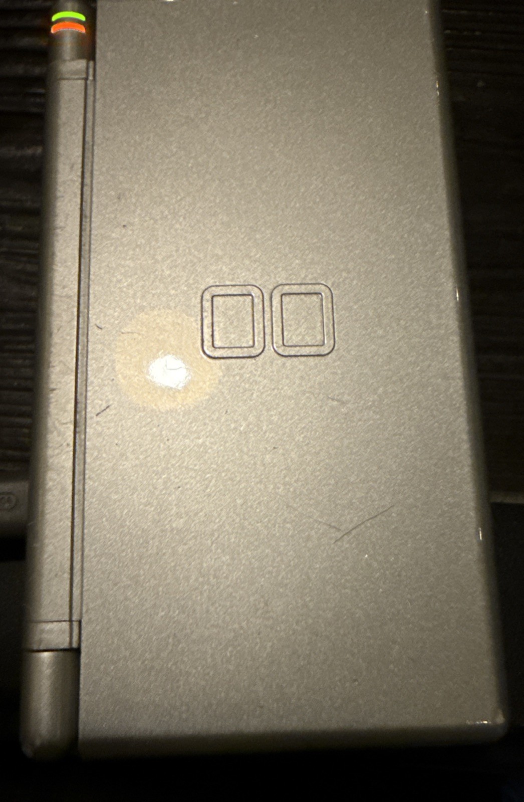 Nintendo DS Launch Edition Titanium Handheld System Missing Stylus – Tested